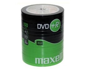 Media Maxell DVD+R 4.7GB 120min 16x Shrink 100pcs